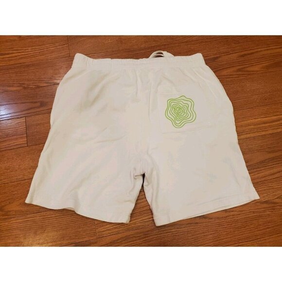 Off The Grid Dj John Summit Shorts Men's Sz Large White Green 34x7 What a Life - Picture 9 of 11